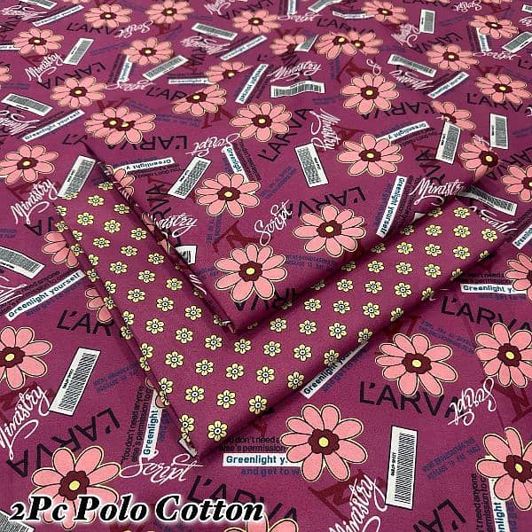 FLORAL PRINTS POLO COTTON 14