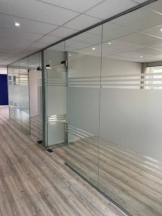 OFFICE PARTITION | GYPSUM BOARD & GLASS PARTITION | FALSE CEILING 18