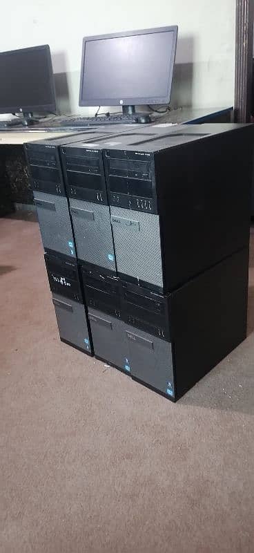 6 Office Computers complete setup for sale 2