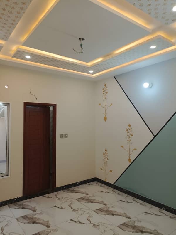 5 Marla Beautiful Double Storey House For Rent In Bismillah Housing Society 4 Bedroom With Attach Washroom 2 Beautiful Kitchen Woodwork And Work Big Car Garage Brand New House 7