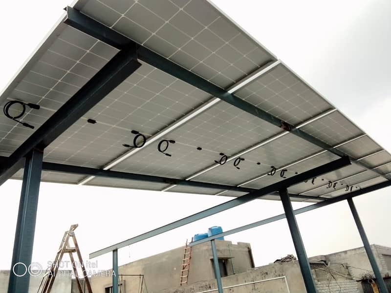 Solar Installation & Panels, Solar panel Structure, Elevated structure 9