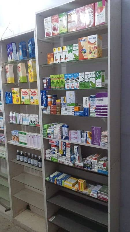 shop shelves with counter 2