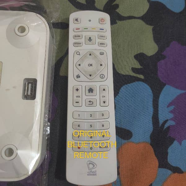 ETISALAT ANDROID SMART TV BOX WITH ORIGINAL BLUETOOTH REMOTE 2