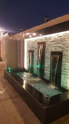 Waterfall - Fountain -Sculpture Art - Buble Wall - Pool (0333-5556007)