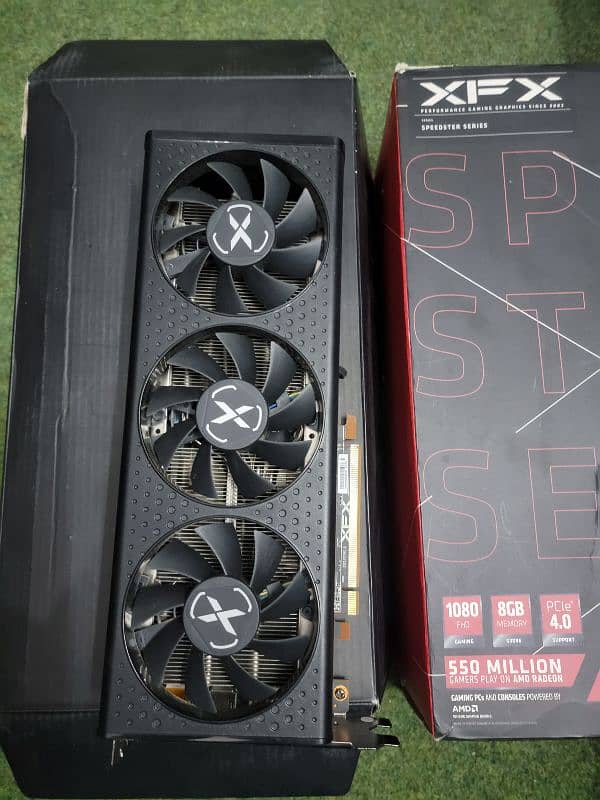 Xfx Rx 6600Xt Gpu good condition sealed 1