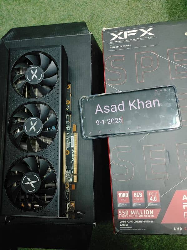 Xfx Rx 6600Xt Gpu good condition sealed 5