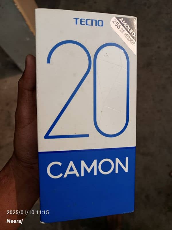 Tecno camon 20 Art Edition 8+8 256 Condition 9/10 7