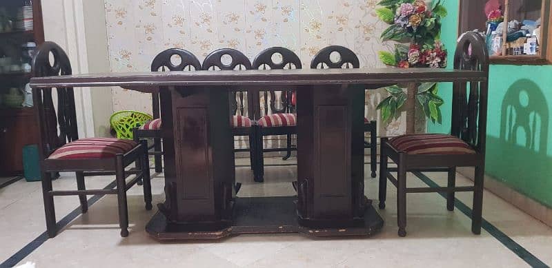 Dining Table Set (1 table with 6 chairs) 2