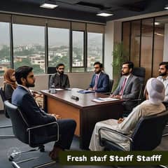 job Available(Male & Female staff) Office Positions