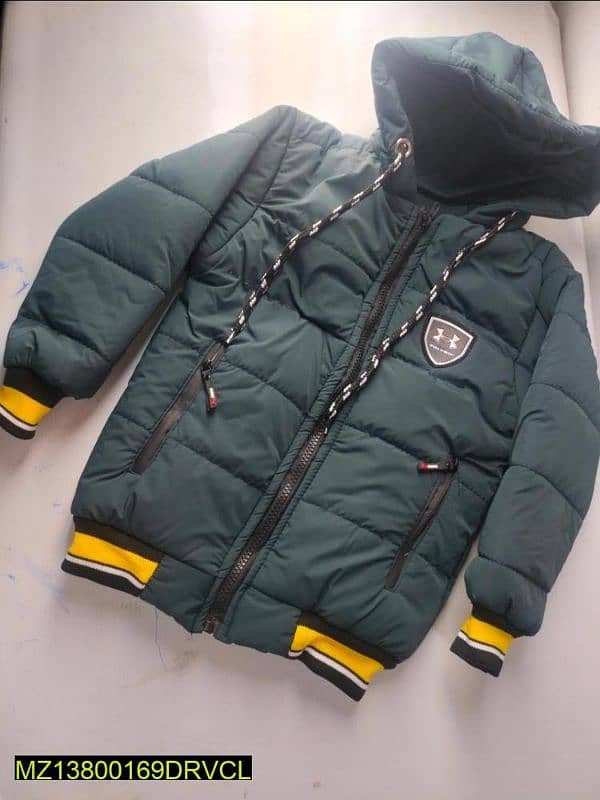 1 pc boys stitched parachute puffer jacket 0