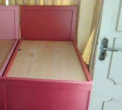 red single bed for sale solid wood