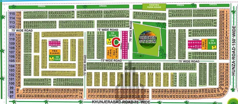 LDA phase 1 jinnah sector 1 kanal plot for sale 195 C 0