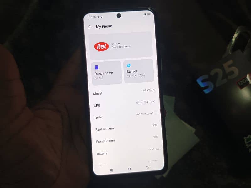 Itel S25 Complete Box 1