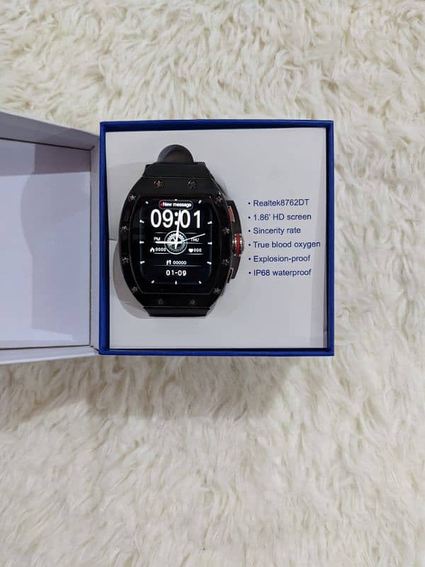 Smart watch WS6 curved black color 8