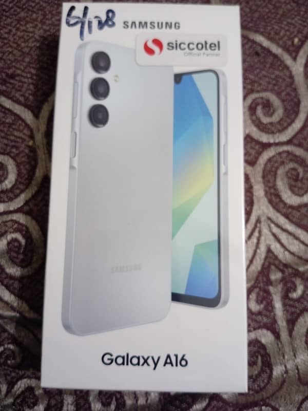 Samsung Galaxy A16  6 gbram 128gb memory gray colour 0