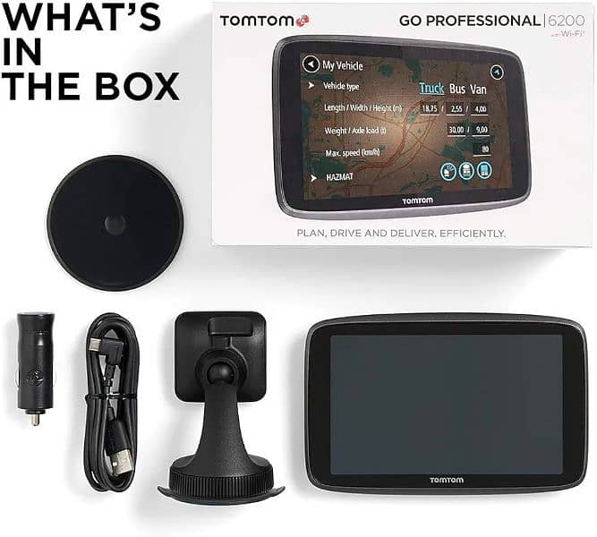 TomTom GO Professional 6200 with Updates via Wi-Fi 6