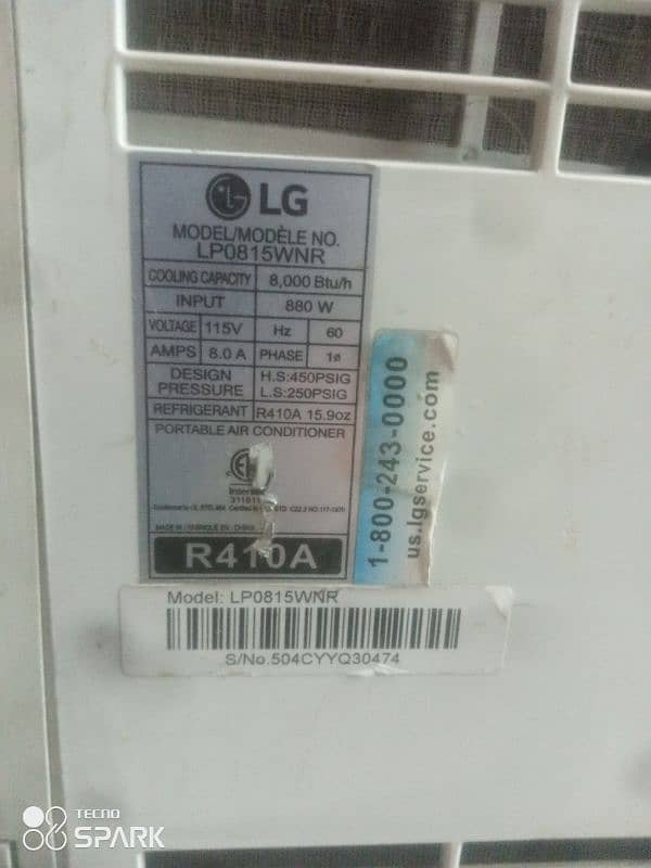 LG Portable AC 2