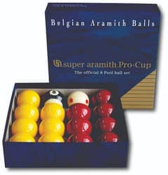 Super Aramith Pro Cup Pool Balls Belgian Billiard