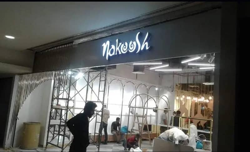 3D signboard | Neon sign | Acrylic logo Experts in Karachi 3