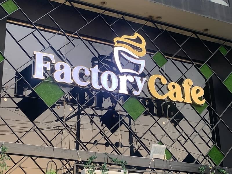 3D signboard | Neon sign | Acrylic logo Experts in Karachi 0