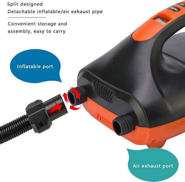 HT-782 ELECTRIC INFLATABLE CAR AIR PUMP 2