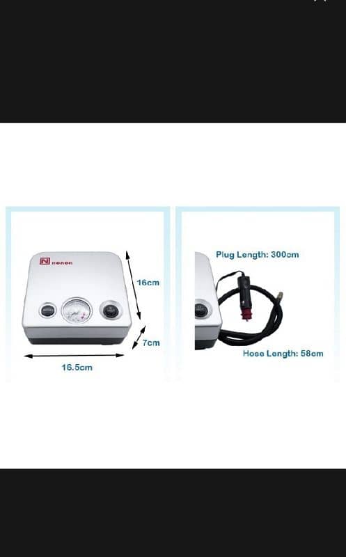 Toyota Double Function 12 Volt Portable Electric Car Air Pump 2