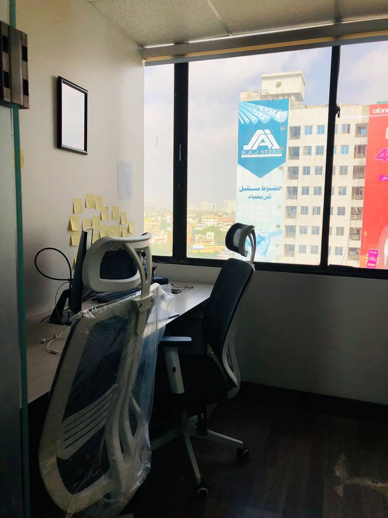 Fully Furnished Office for rent by Sowaan Coworking at Sindhi Muslim 5