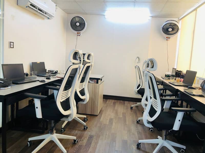 Fully Furnished Office for rent by Sowaan Coworking at Sindhi Muslim 12