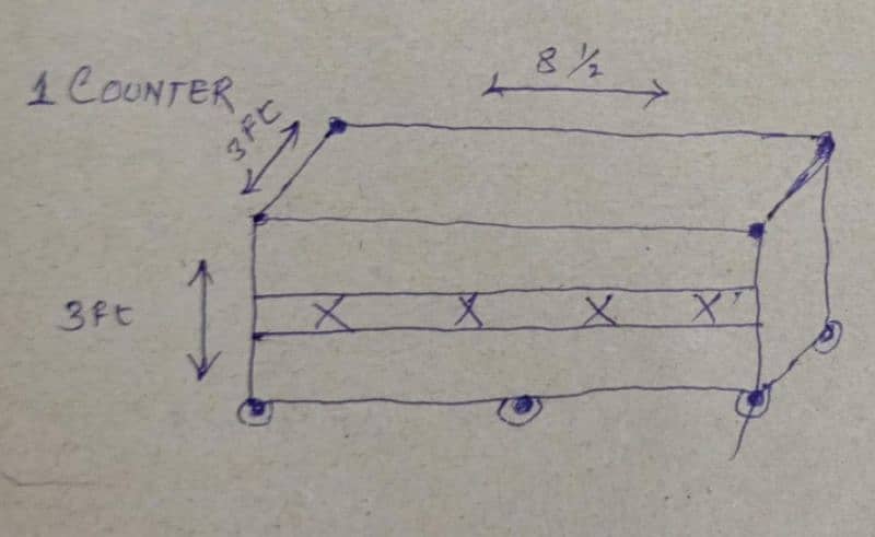 Stainless Steel Counter 2