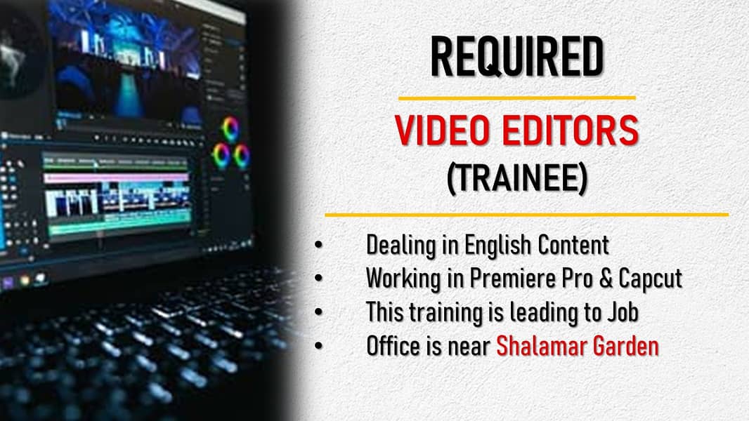 Video Editor (Trainee) 0