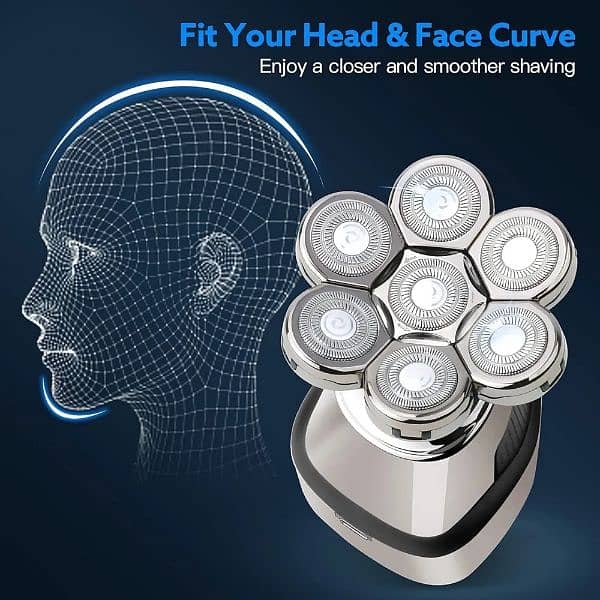 7D 5 IN 1 BALD HEAD SHAVERS FOR MEN 1