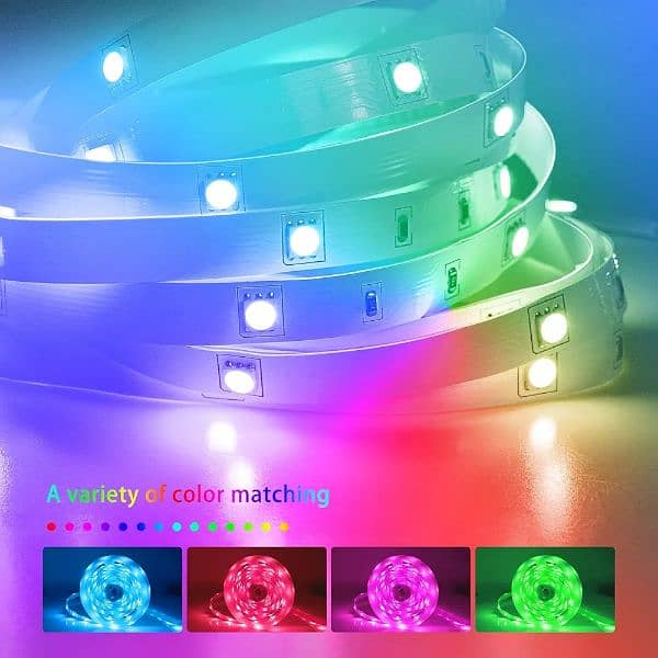 ROMWISH 8M RGB MUSIC SYNC STRIP LIGHTS 3