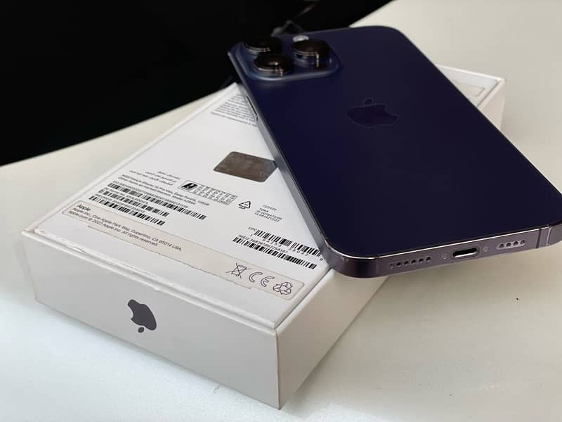 IPhone 14Pro Max 128gb Deep Purple PTA Approved 2