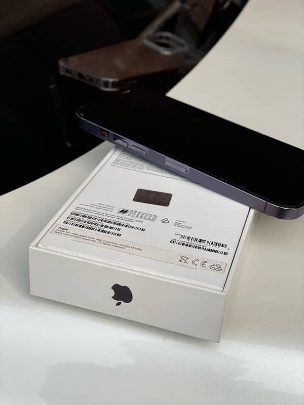 IPhone 14Pro Max 128gb Deep Purple PTA Approved 5