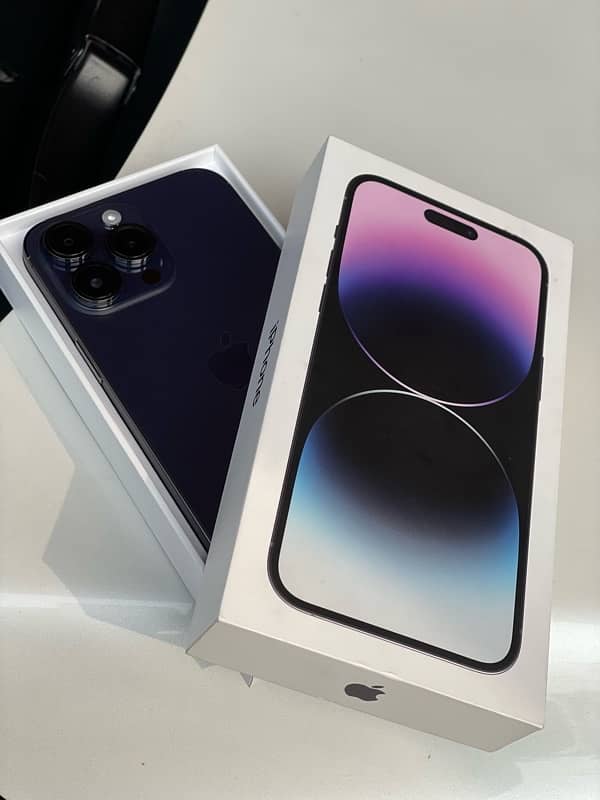 IPhone 14Pro Max 128gb Deep Purple PTA Approved 7