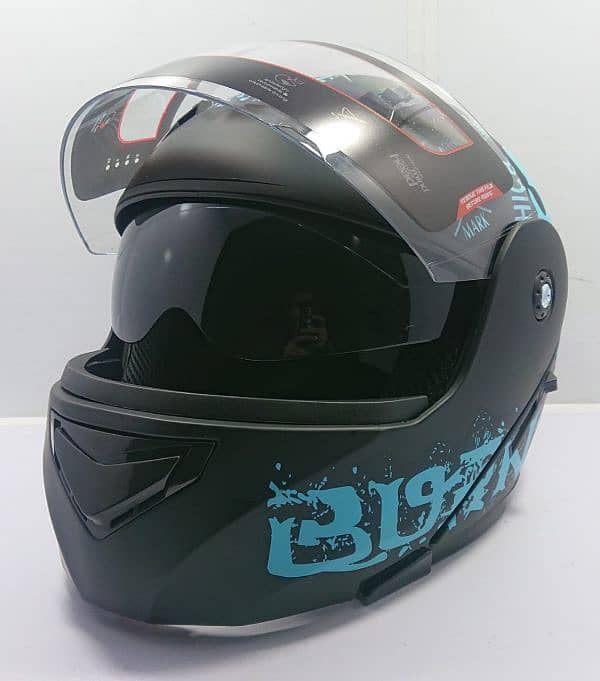 AL Faseed Vector Flip Up Helmets available for Bikers, One Size 6