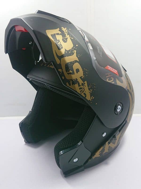 AL Faseed Vector Flip Up Helmets available for Bikers, One Size 9