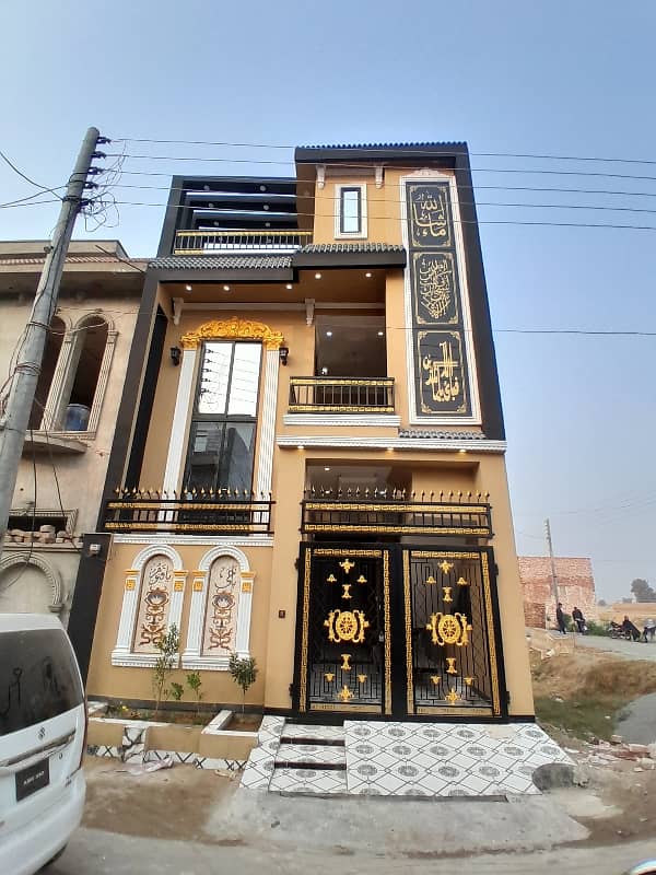 3 Marla Double Storey Brand New House For Sale In Al Ahmad Garden Housing Society 0