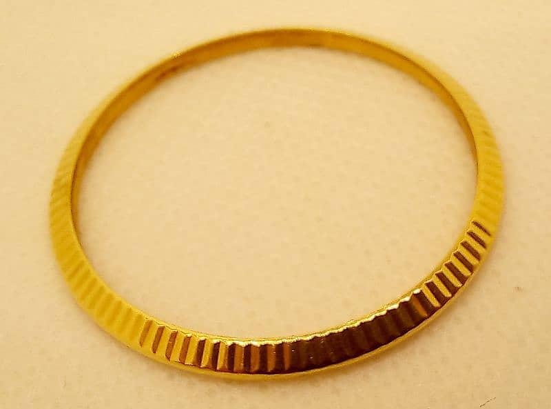 100% Authentic Rolex Gold Bezel 34mm For 6694, 5501, 1500, 1505 etc. 1