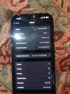 iphone 13 condition 10/10 used for 1 week