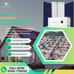 Solar Installation & Panels, Solar panel Structure, Elevated structure