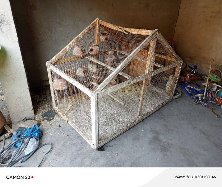 cage size 3×4× 5 ft 0