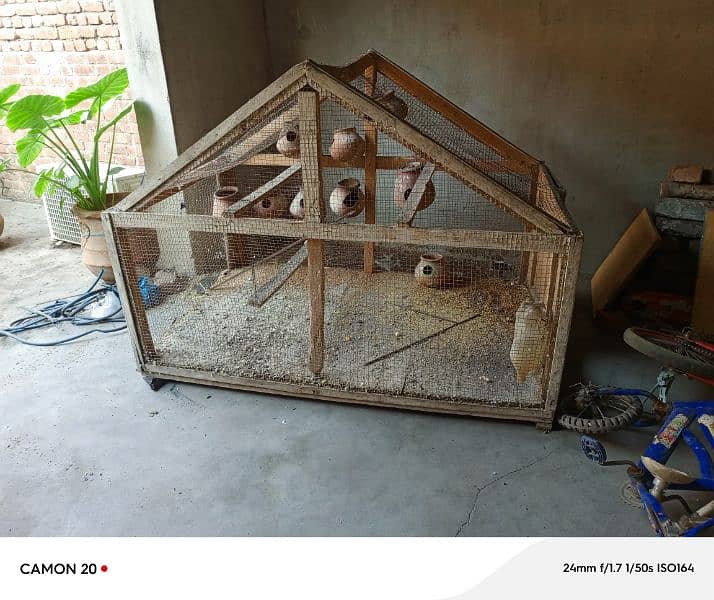 cage size 3×4× 5 ft 1