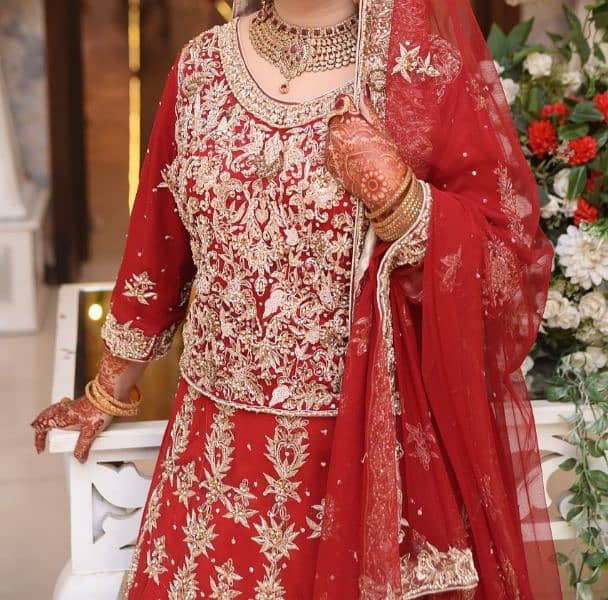 Bridal Dress | Bridal Lahnga | Red color Dulhan Dresss 1