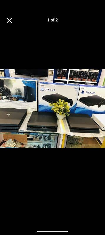 ps4 slim 500gb 1 year warranty with box 2