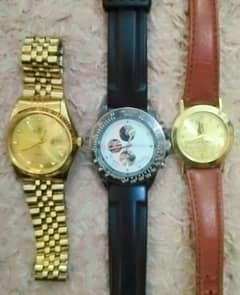 3 man watches