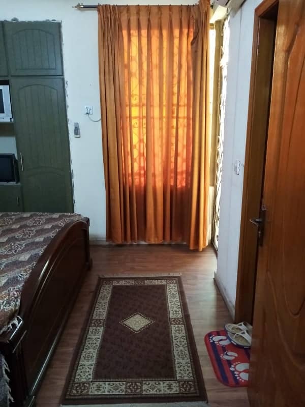 5 Marla Full Furnished Room Available For Rent (TVL Kitchen Sharing) H-2 Block Johar Town 5