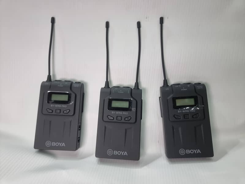 Wireless Boya BY-WM8 Microphones for Sale – Perfect Condition. 3