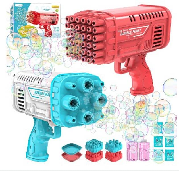 bubble gun kid gatlingToys summer 3