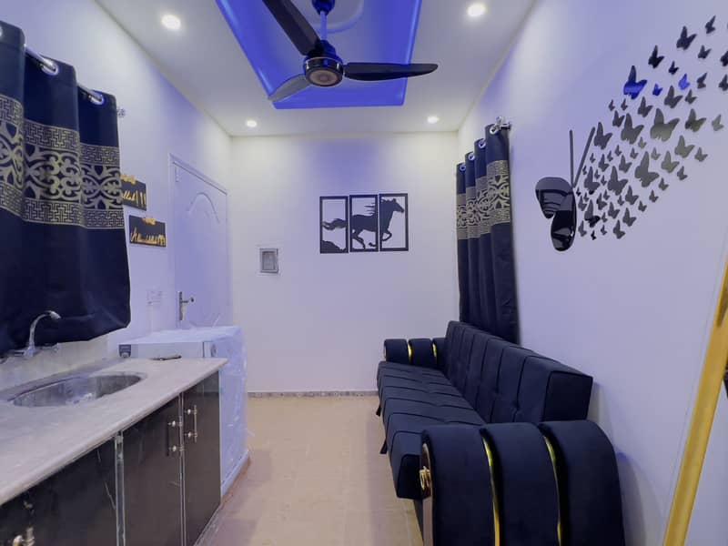 Brand New 1 Bed Living Fully Furnished Flat For Sale At Hot Location Near Emporium Mall 11